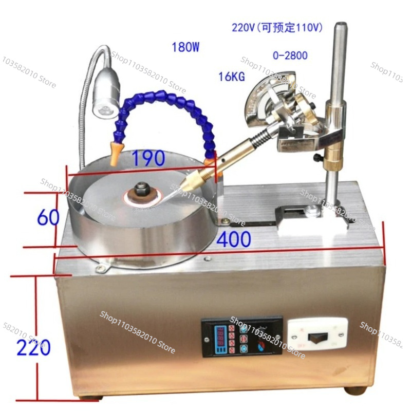 Facet Machine Gemstone Cutting - เครื่องเจียรพลอย LS-0066, อุปกรณ์เจียรพลอยปรับความเร็วได้สำหรับทำเครื่องประดับและการตัด