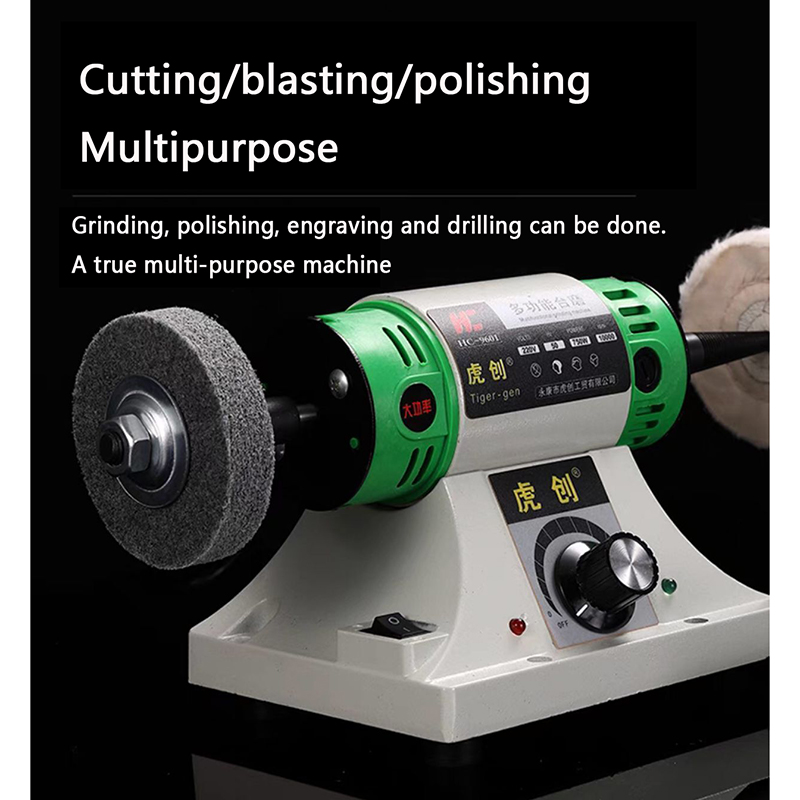 Jewelry Polisher Buffer Machine - เครื่องขัดเงาแท่นหินสำหรับขัดเงาปรับความเร็วได้หลายฟังก์ชัน