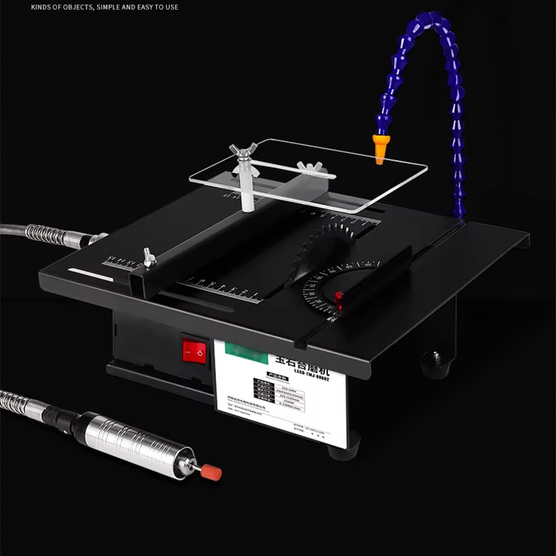 Facet Machine Gemstone Cutting - เครื่องเจียรแบบพกพาสำหรับเจียรพลอย ตัด เจาะ แกะสลัก และขัดเงา เครื่องมือขัดและเจียรสำหรับเครื่องประดับและหิน