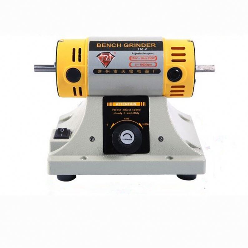 Jewelry Polisher Buffer Machine - เครื่องขัดเงาอัญมณีแบบมืออาชีพ 110/220V เครื่องขัดเงาขนาดเล็กแบบตั้งโต๊ะ เครื่องขัดไฟฟ้าสำหรับงานไม้และงานแกะสลัก
