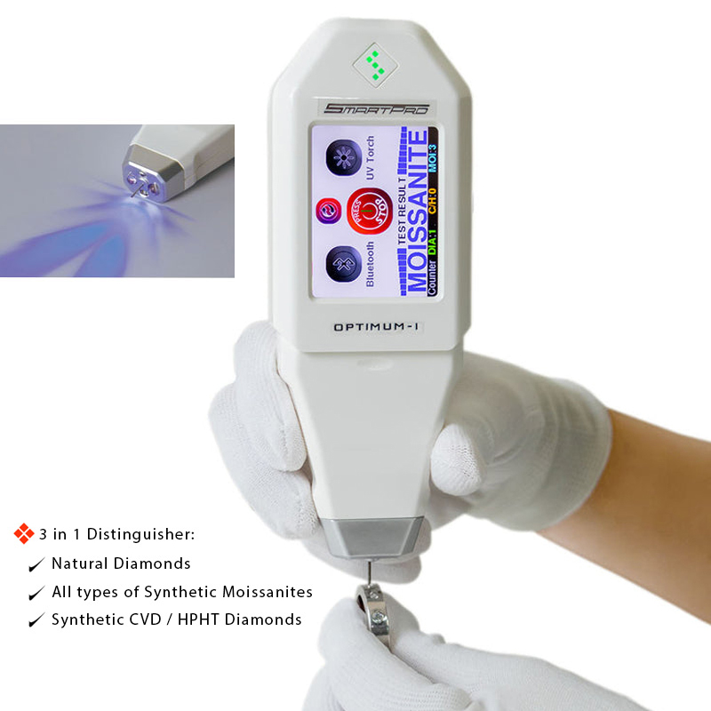 Gemstone Identification Kit - SmartPro Optimum-I Diamond/CVD/HPHT Moissanite ปากกาทดสอบ LCD
