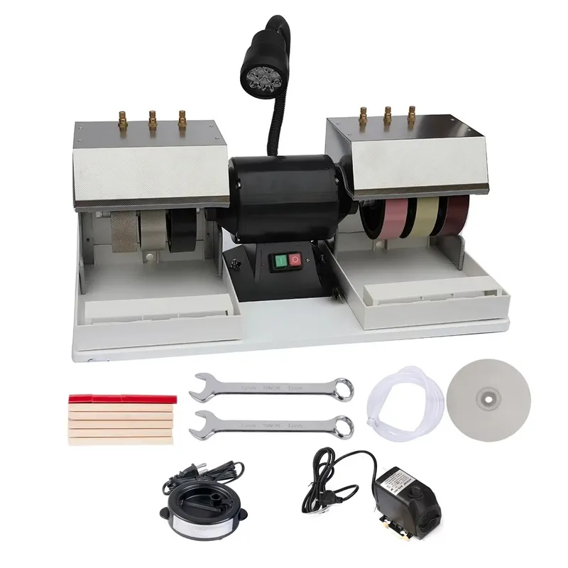 Lapidary Grinder Cabbing Machine - เครื่องเจียระไนอัญมณี, ขนาด 6 นิ้ว, กำลัง 1/4