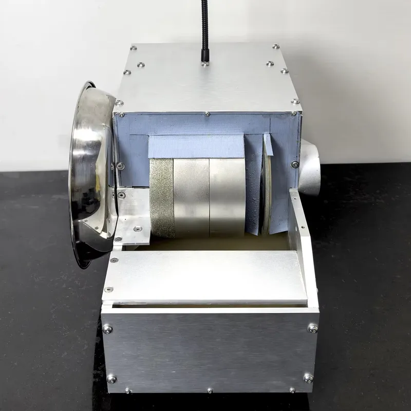 Lapidary Grinder Cabbing Machine - เครื่องเจียระไนขนาดเล็กสำหรับงานเจียระไนแบบแบน เครื่องขัดเงาลูกปัดอัญมณี เครื่องเจียระไนและขัดเงาขนาด 6 นิ้ว 1/4