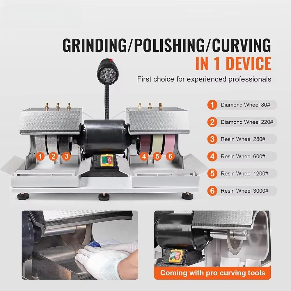 เครื่องเจียรหิน 6 นิ้ว 1/4 แรง - Lapidary Grinder Cabbing Machine บทวิจารณ์และราคา