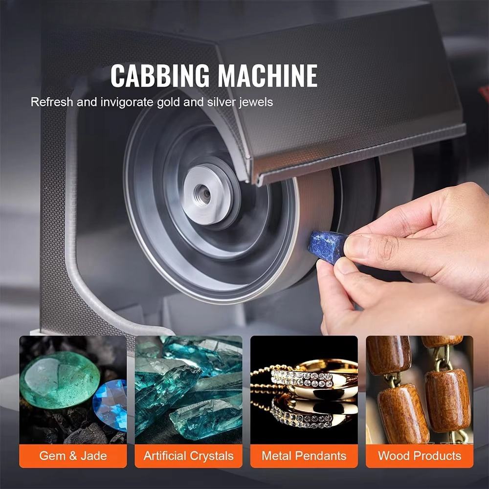 เครื่องเจียรหิน 6 นิ้ว 1/4 แรง - Lapidary Grinder Cabbing Machine บทวิจารณ์และราคา