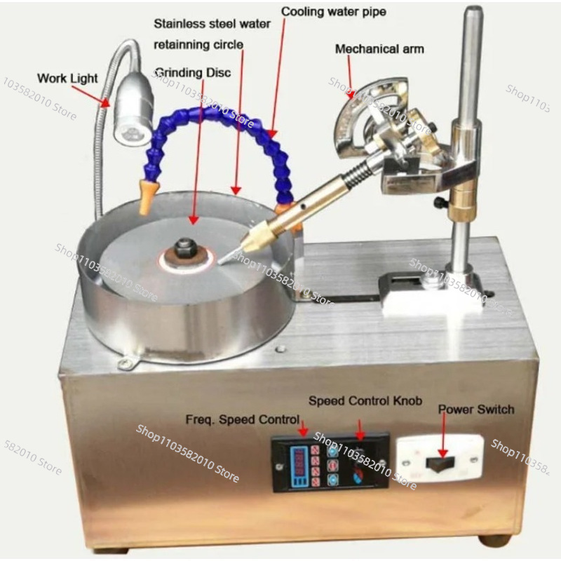 เครื่องเจียรพลอย LS-0066, อุปก - Facet Machine Gemstone Cutting บทวิจารณ์และราคา