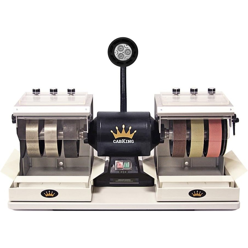 เครื่องเจียรพลอยสำหรับงานอัญมณ - Lapidary Grinder Cabbing Machine บทวิจารณ์และราคา
