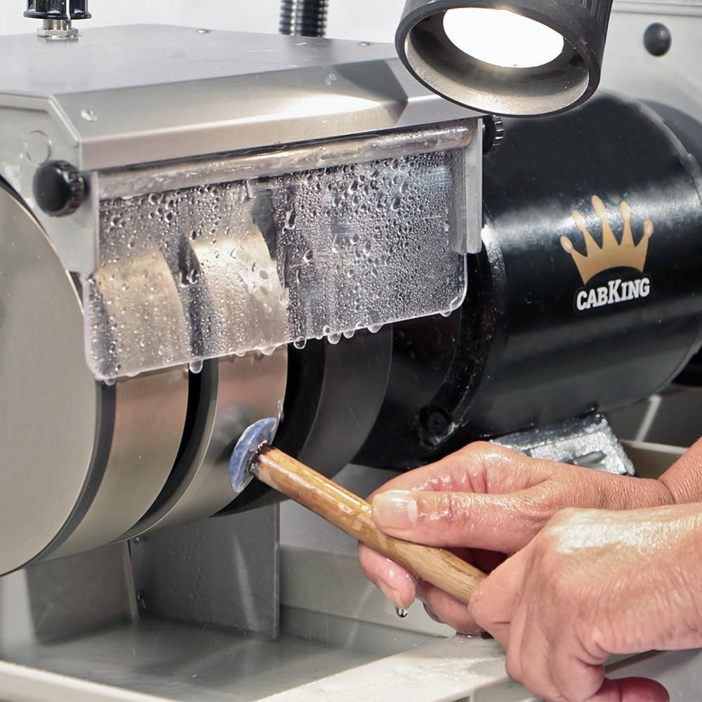 เครื่องเจียรพลอยสำหรับงานอัญมณ - Lapidary Grinder Cabbing Machine บทวิจารณ์และราคา