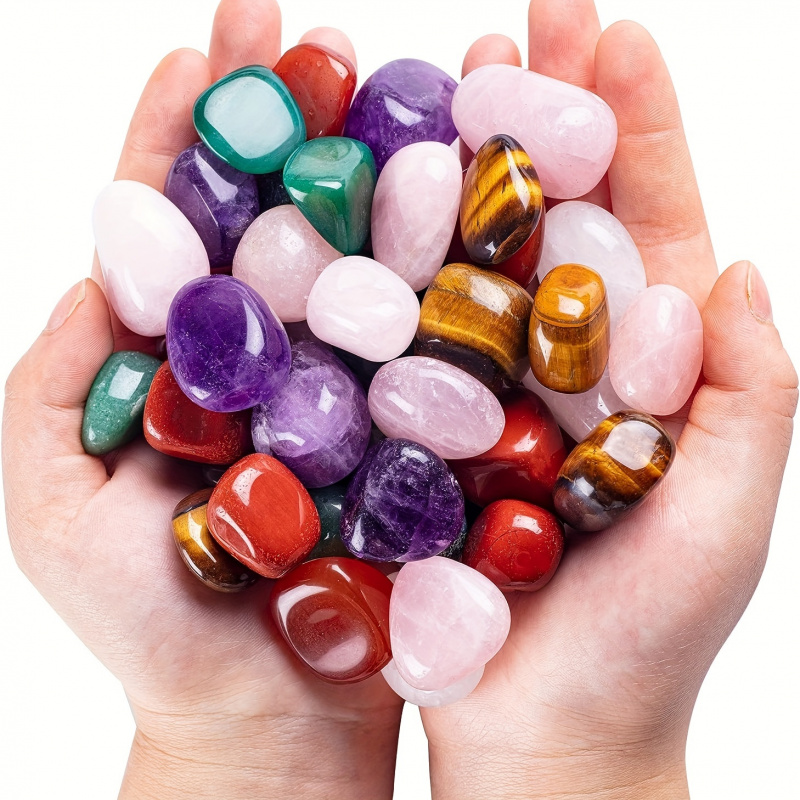 50 กรัม/ถุงธรรมชาติ Tumbled St - Gemstone Polishing Kit บทวิจารณ์และราคา