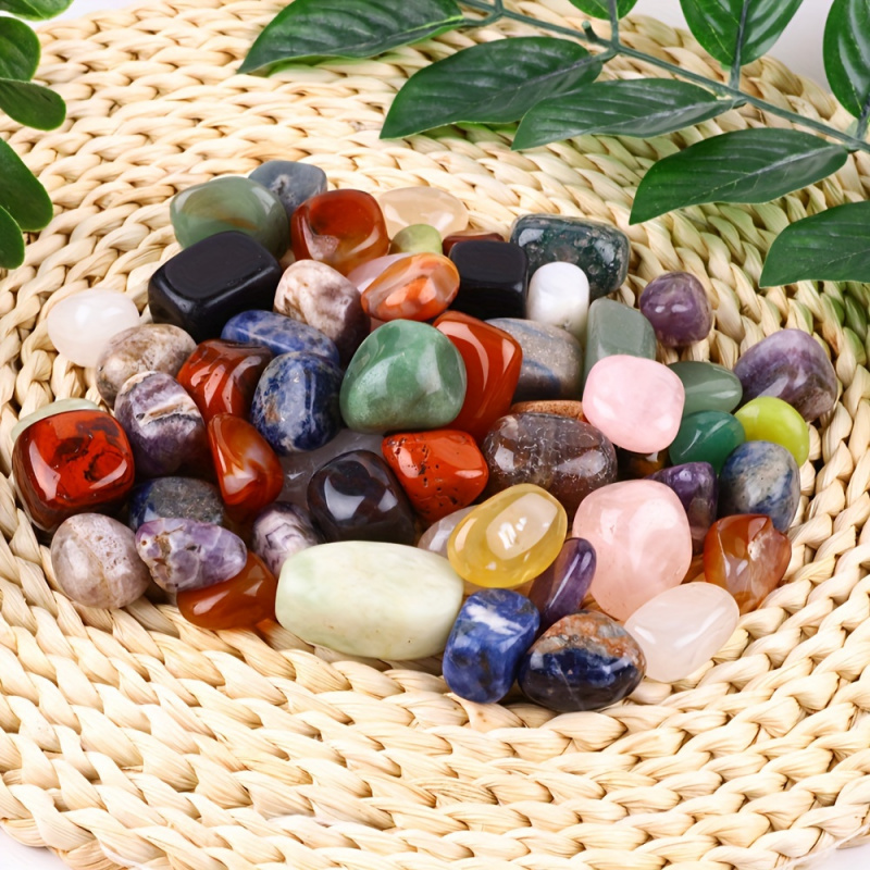 50 กรัม/ถุงธรรมชาติ Tumbled St - Gemstone Polishing Kit บทวิจารณ์และราคา