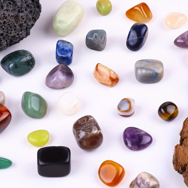 50 กรัม/ถุงธรรมชาติ Tumbled St - Gemstone Polishing Kit บทวิจารณ์และราคา