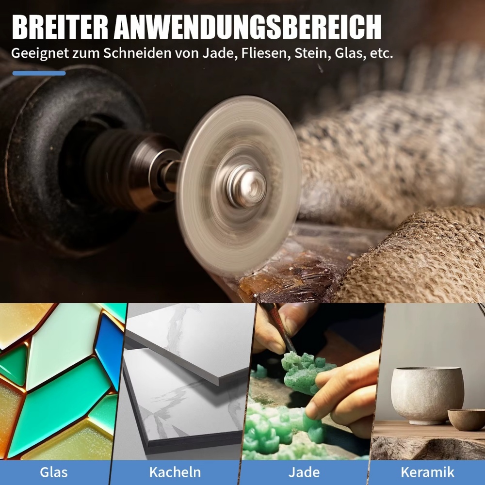 ใบเลื่อยเพชร 12 ชิ้น/ชุด ใบตัด - Diamond Grinding Wheel Lapidary บทวิจารณ์และราคา