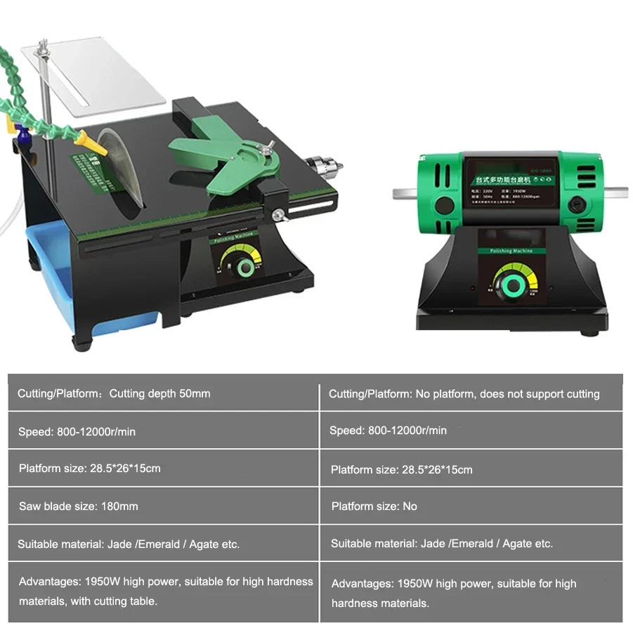 เครื่องขัดเงาแบบตั้งโต๊ะปรับคว - Jewelry Polisher Buffer Machine บทวิจารณ์และราคา