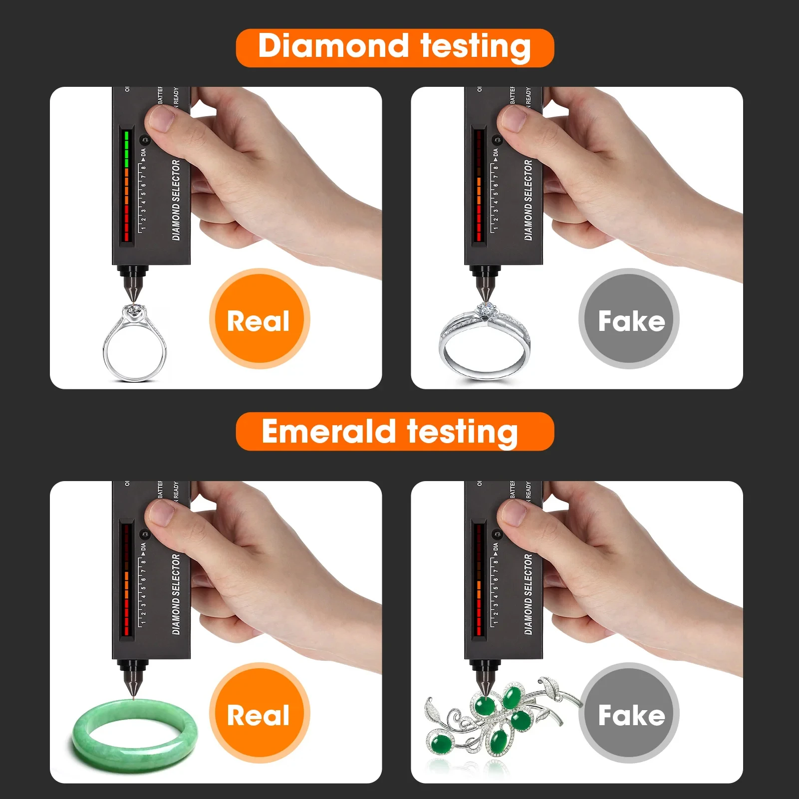 ปากกาทดสอบเพชรความแม่นยำสูง ชุ - Gemstone Identification Kit บทวิจารณ์และราคา