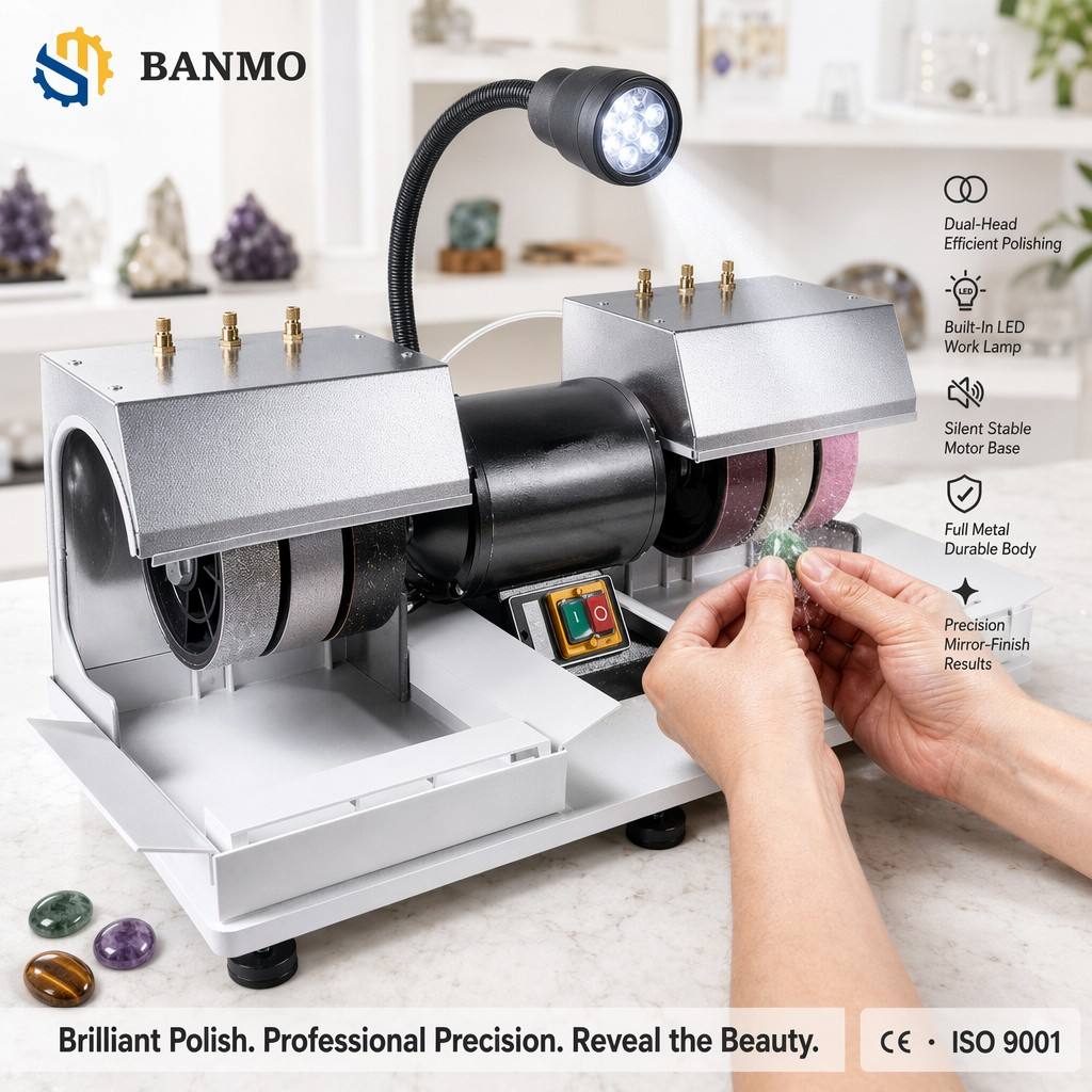 เครื่องขัดอัญมณีระดับมืออาชีพ  - Lapidary Grinder Cabbing Machine บทวิจารณ์และราคา
