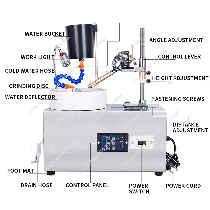 เครื่องเจียระไนอัญมณีแบบดิจิทั - Facet Machine Gemstone Cutting บทวิจารณ์และราคา