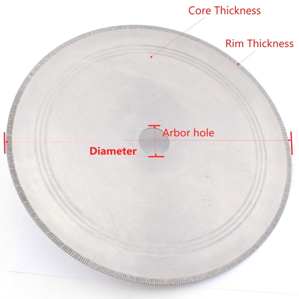 ใบเลื่อยเพชรสำหรับงานเจียระไน  - Lapidary Saw Slab 10 Inch บทวิจารณ์และราคา