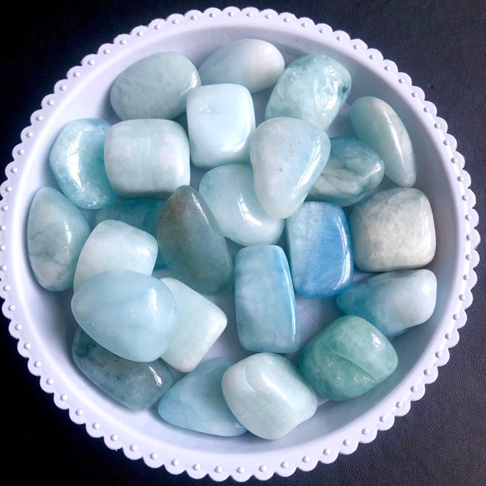 100 กรัม อะความารีนธรรมชาติสวย - Gemstone Polishing Kit บทวิจารณ์และราคา