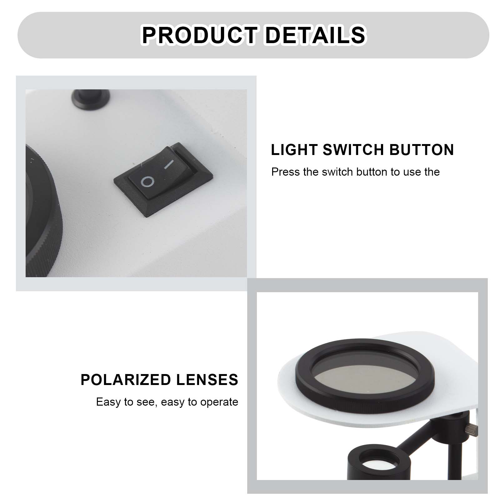 โพลาริสโคปตั้งโต๊ะสําหรับอัญมณ - Gemstone Identification Kit บทวิจารณ์และราคา