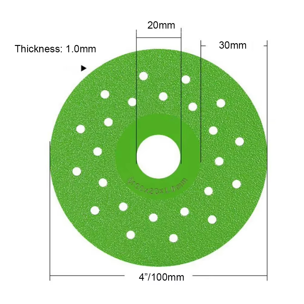 ใบตัดกระเบื้องขนาด 4 นิ้ว 1/3  - Diamond Grinding Wheel Lapidary บทวิจารณ์และราคา