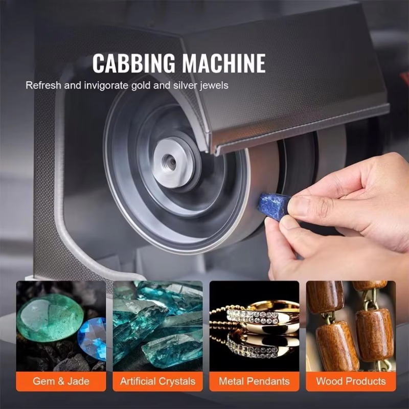 เครื่องเจียรหิน 6 นิ้ว 1/4 แรง - Lapidary Grinder Cabbing Machine บทวิจารณ์และราคา