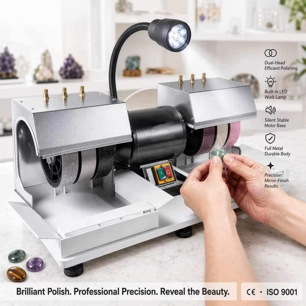 เครื่องขัดอัญมณีระดับมืออาชีพ  - Lapidary Grinder Cabbing Machine บทวิจารณ์และราคา