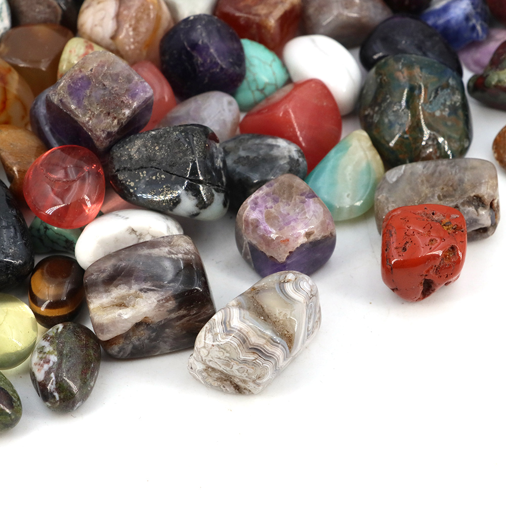 200 กรัม/ถุงไม่สม่ําเสมอ Tumbl - Gemstone Polishing Kit บทวิจารณ์และราคา