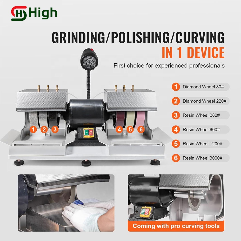 เครื่องเจียรหินแบบตั้งโต๊ะ ขนา - Lapidary Grinder Cabbing Machine บทวิจารณ์และราคา